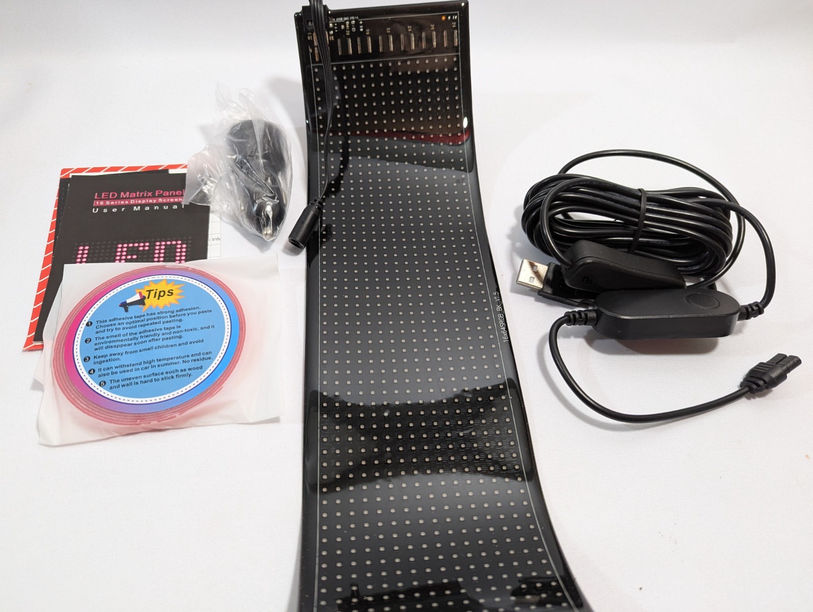 LED Sign for Car, Flexible Bright LED Signs with USB Bluetooth Smart APP Control