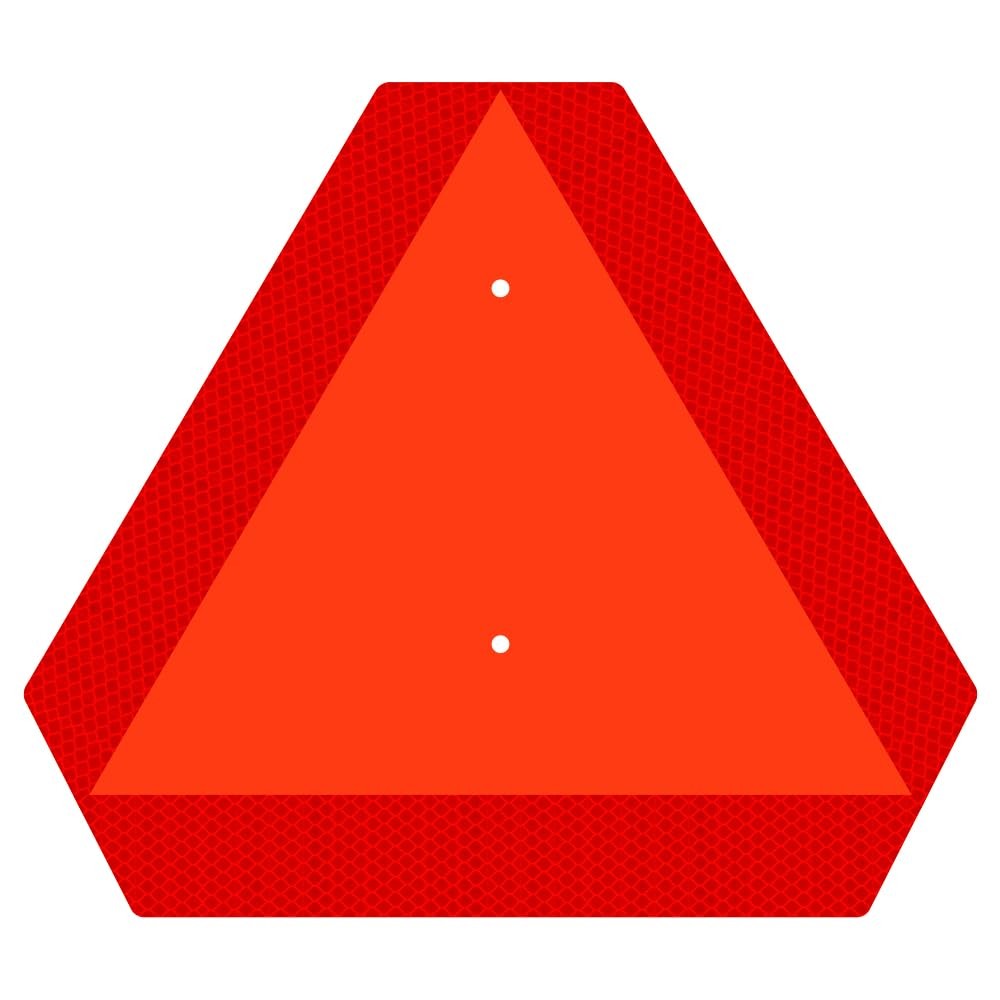 Slow Moving Vehicle Sign, Rust free Aluminium Slow Moving Vehicle Triangle