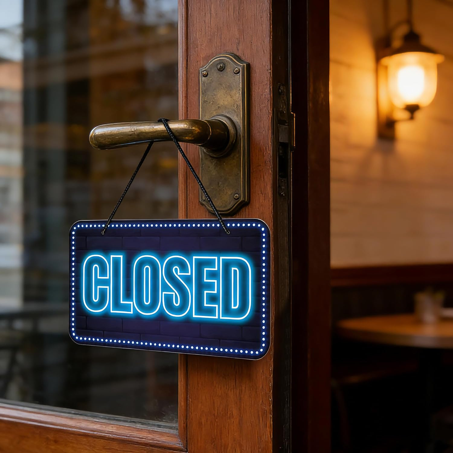 Open Closed Signs for Business, 12×6.7 Waterproof Double Sided We Are Open or Cl