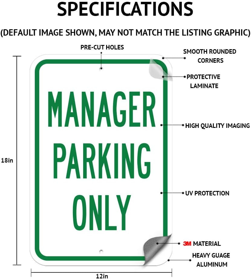 Handicapped Symbol with Handicapped Parking Permit Required Sign 12&Prime; X 18&Prime; Heav