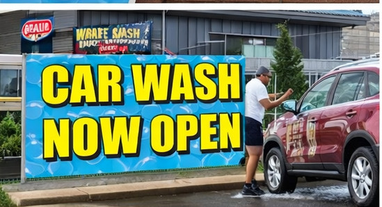 Car Wash Now Open For Sale Advertising Vinyl Banner Flag Sign Many Sizes
