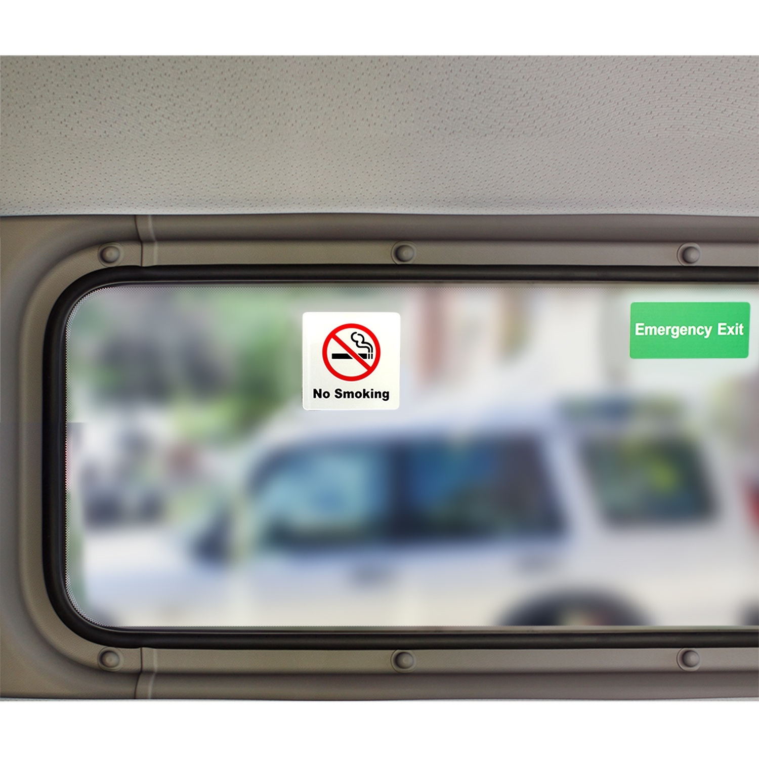 No Smoking Sign 4×4 »(Acrylic-Classic) 3M Self Adhesive for Car, Indoor, Outdoor