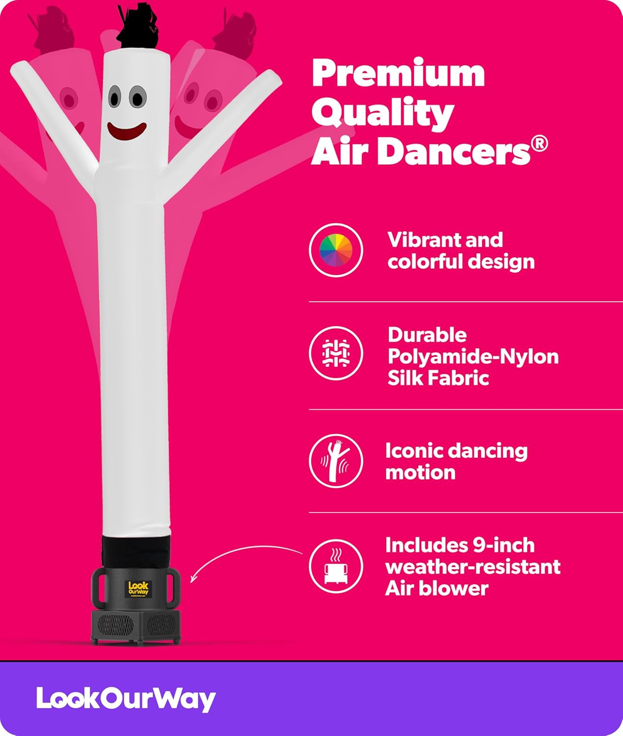 Air Dancers Wacky Waving Inflatable Tube Guy – 7Ft Tall Inflatable Advertising W