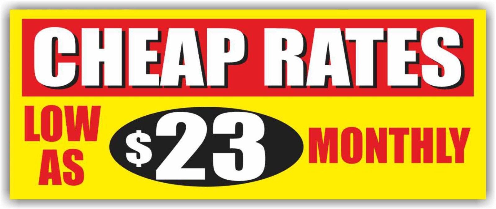 CHEAP RATES Advertising Banner Vinyl Mesh Sign Price Big Deal Sale Discount Save