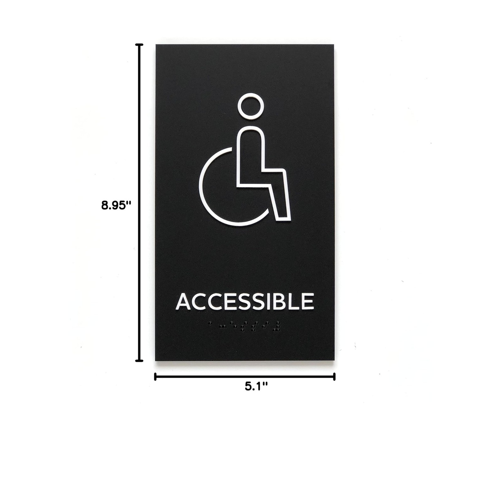 Kubik Letters Handicap Sign – Handicap Accessible Sign – Wheelchair Accessibl…