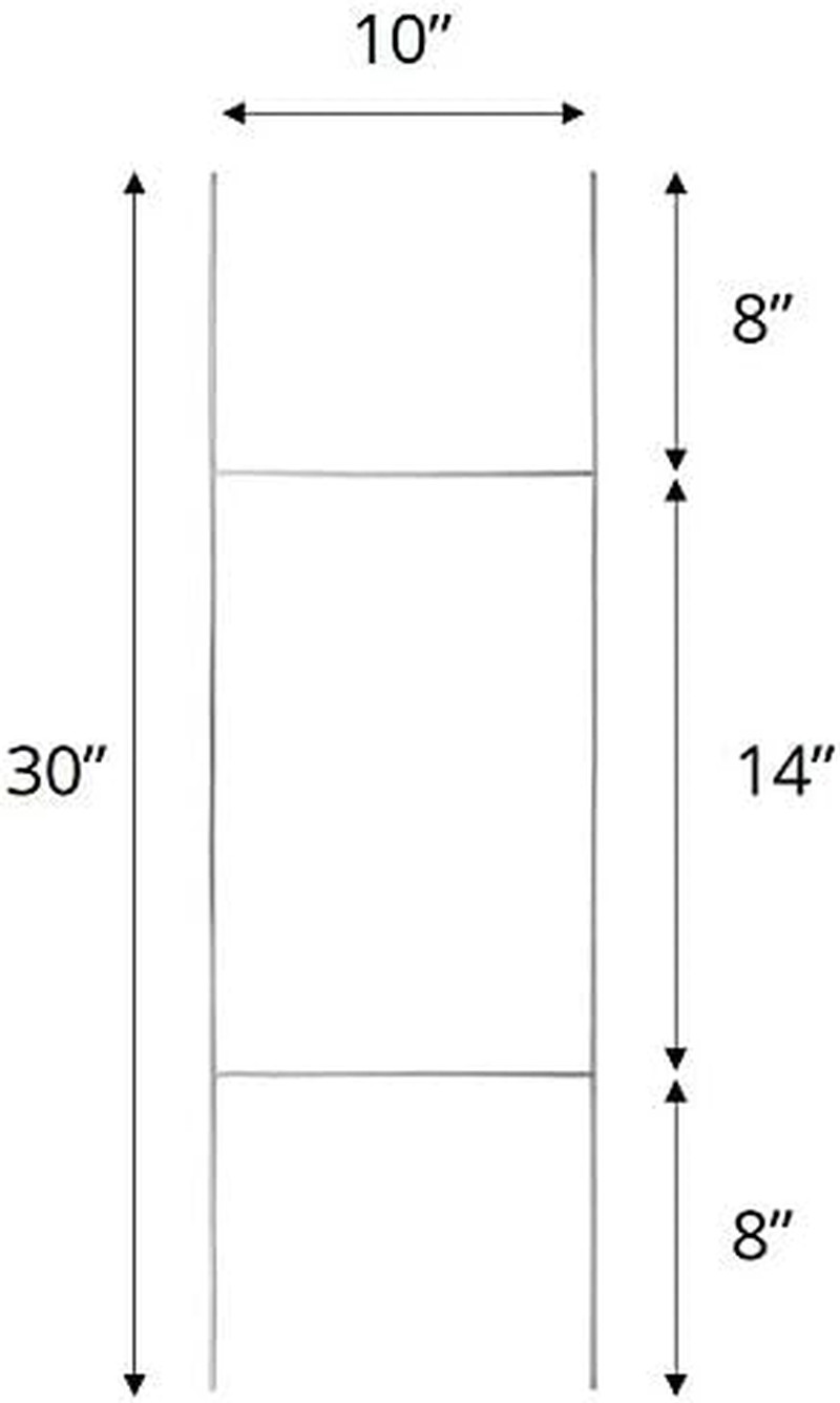 Yard Sign Stakes – 30&Prime;X10&Prime; H Wire Stakes, Metal Lawn Sign Stakes, Real Estate Si