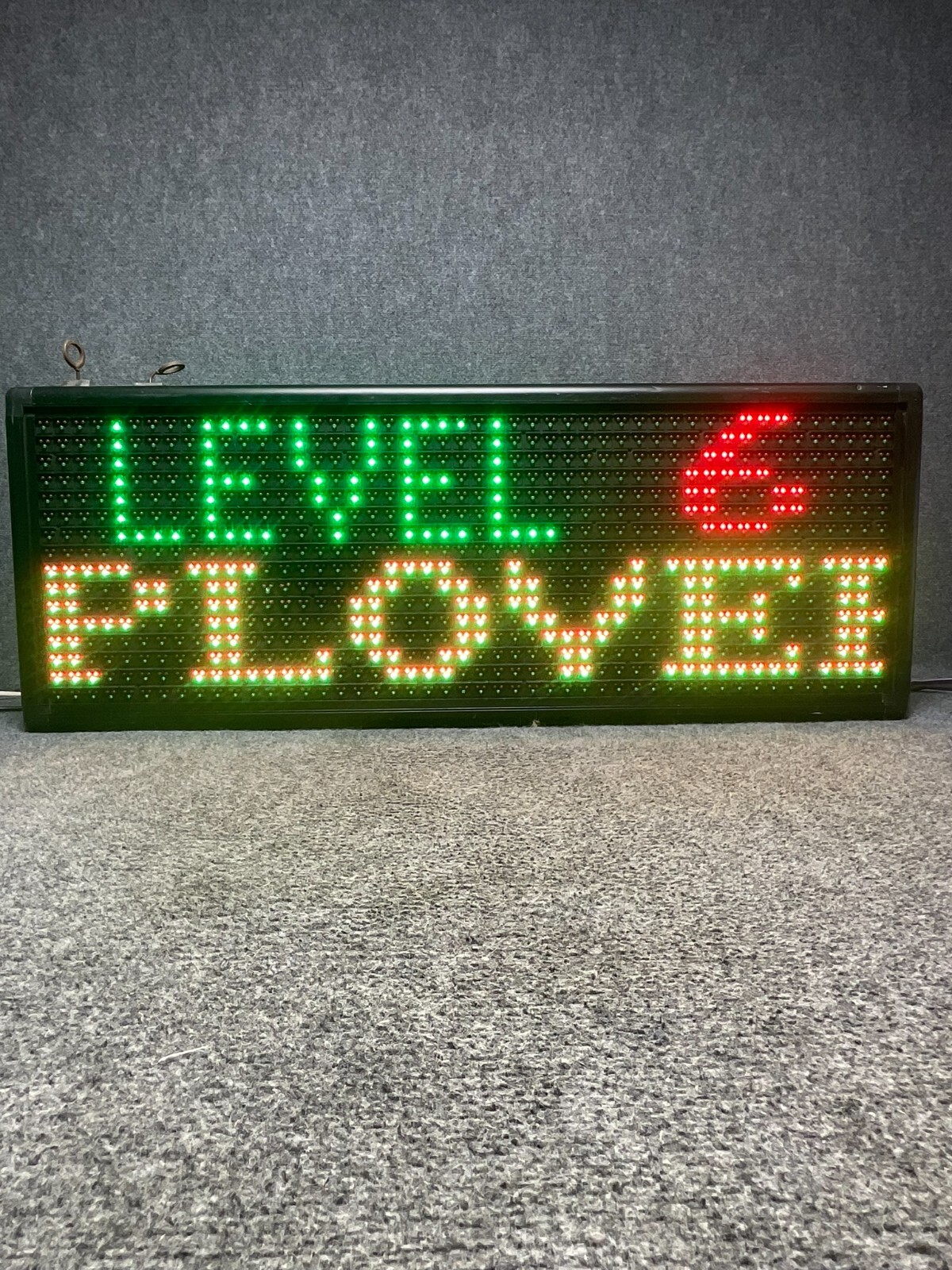 Universal Outdoor LED Sign Board Multi-Color Display Black Panel