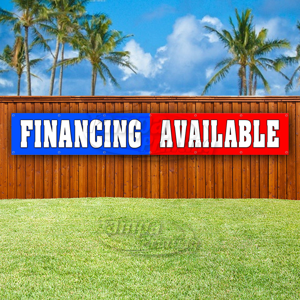 FINANCING AVAILABLE Advertising Vinyl Banner Flag Sign LARGE HUGE XXL SIZES
