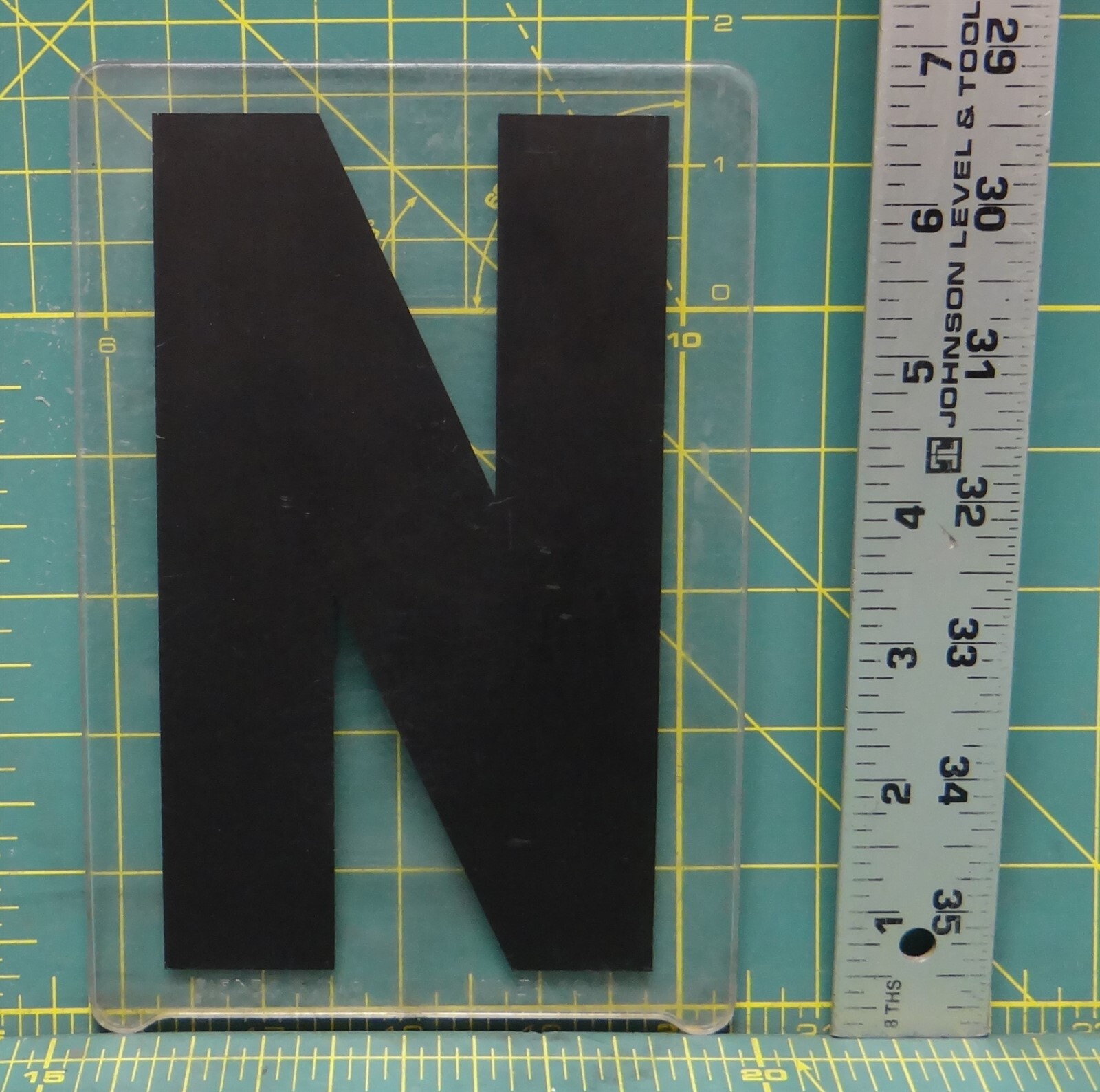 (N) 7&Prime; x 4-1/2&Prime; Acrylic Wagner Zip-Change Marquee Sign Changeable Letter