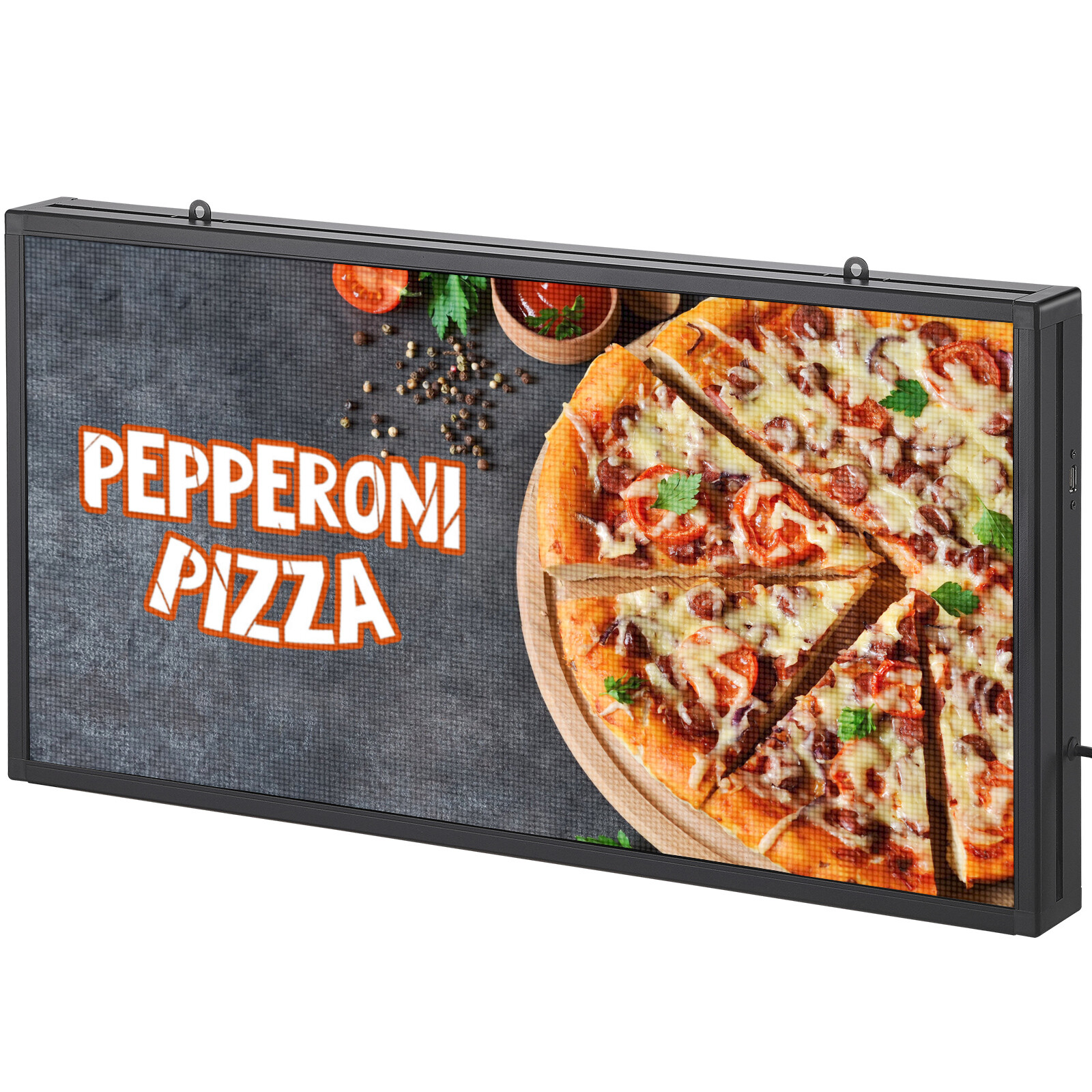 VEVOR 27&Prime;x14&Prime; Programmable LED Sign Scrolling Display Board P5 Full Color
