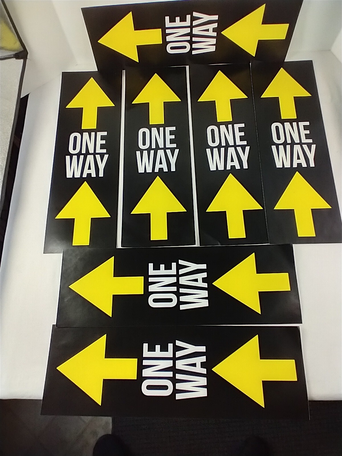 ONE WAY (Up) Jesus Stickers Decal Sign 17×6 Lot of 7