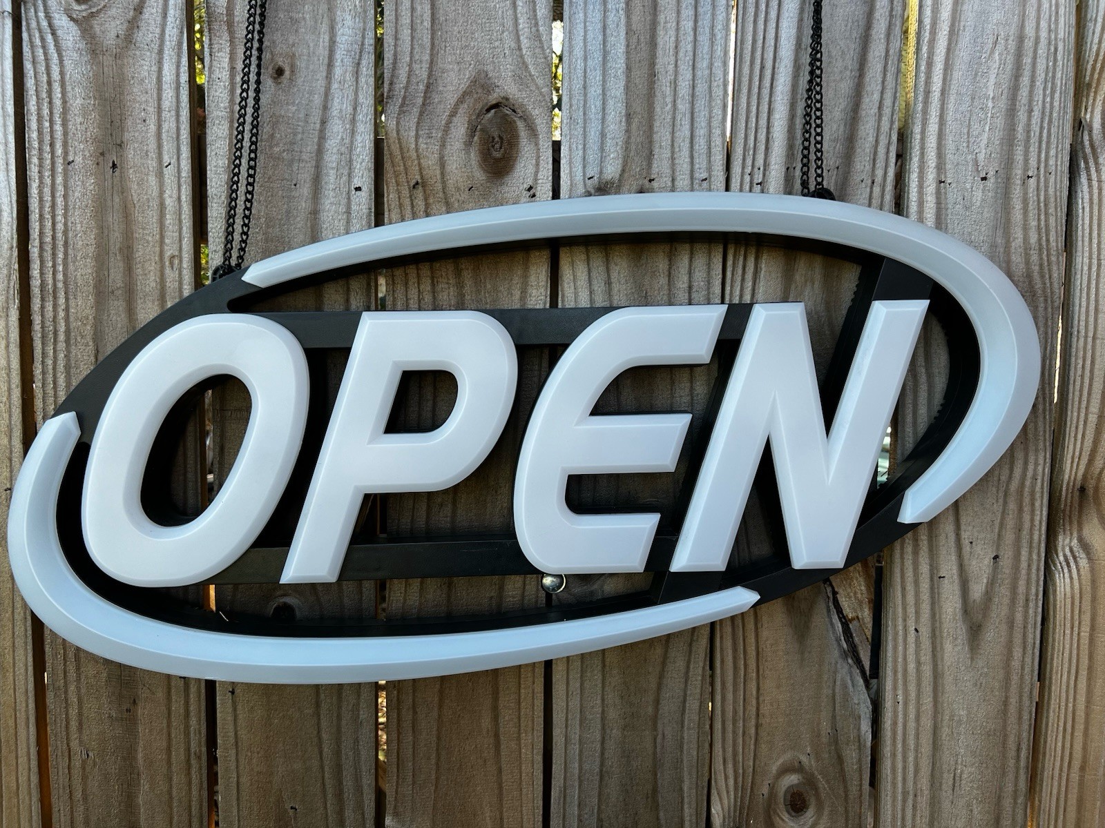 LED Open Sign NIOB Super-Bright Innovations GLI1050 32” x 15” Green Light