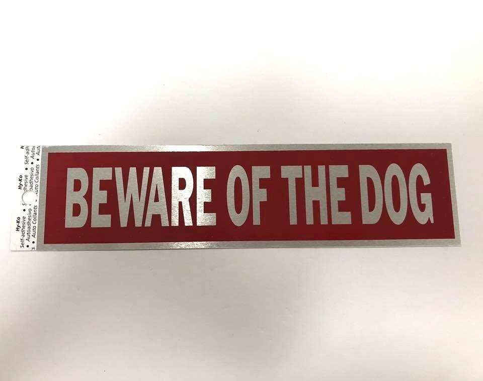 Hy – Ko Self Adhesive Aluminum Sticker Decal Sign Business Building Door 8&Prime; x 2&Prime;