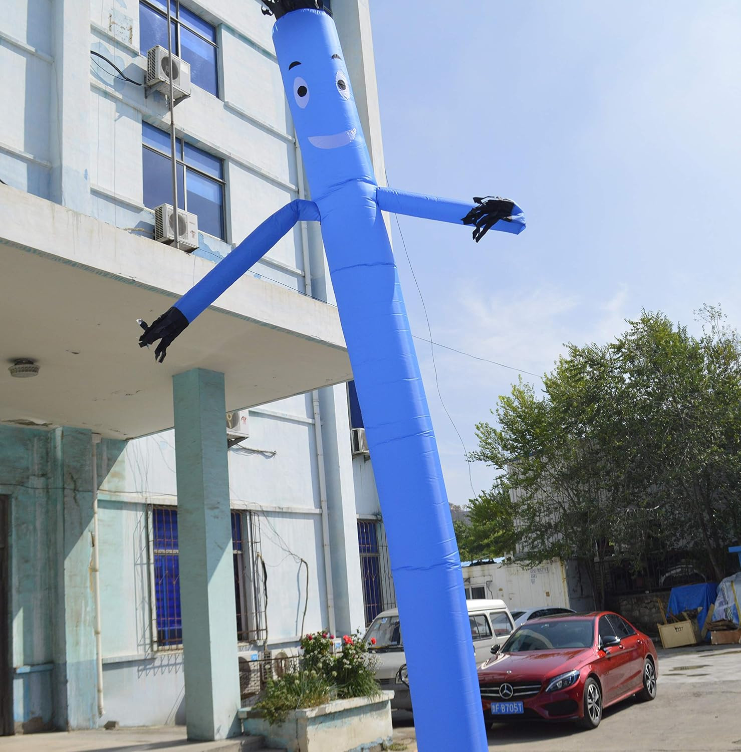 INTBUYING 20Ft Air Inflatable Tube Dancing Wind Dancer Dancing Sky Puppet Arm Fl