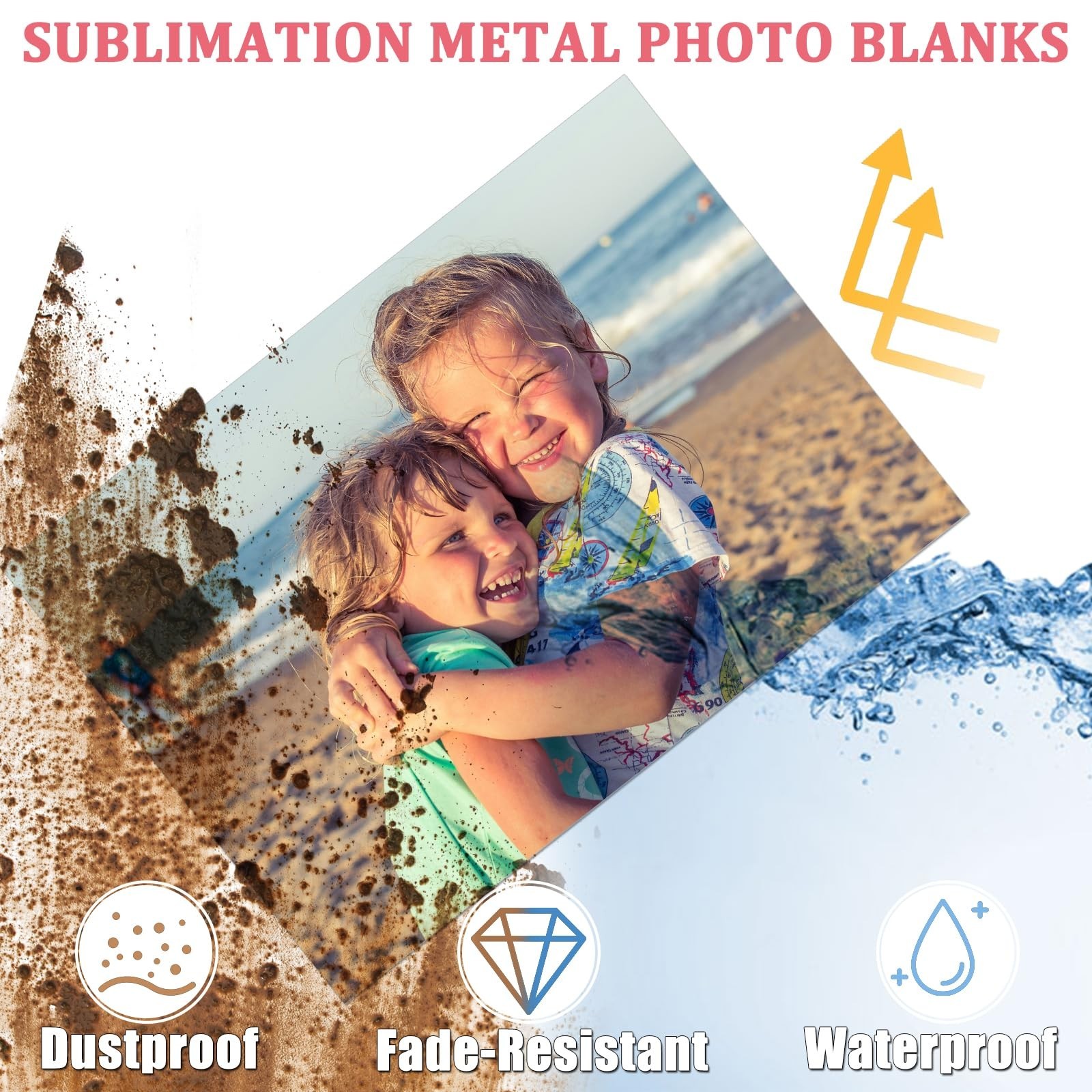 20 Pcs Sublimation Metal Photo Blanks 5&Prime;x7&Prime;, Aluminum Sublimation Sign Blanks…