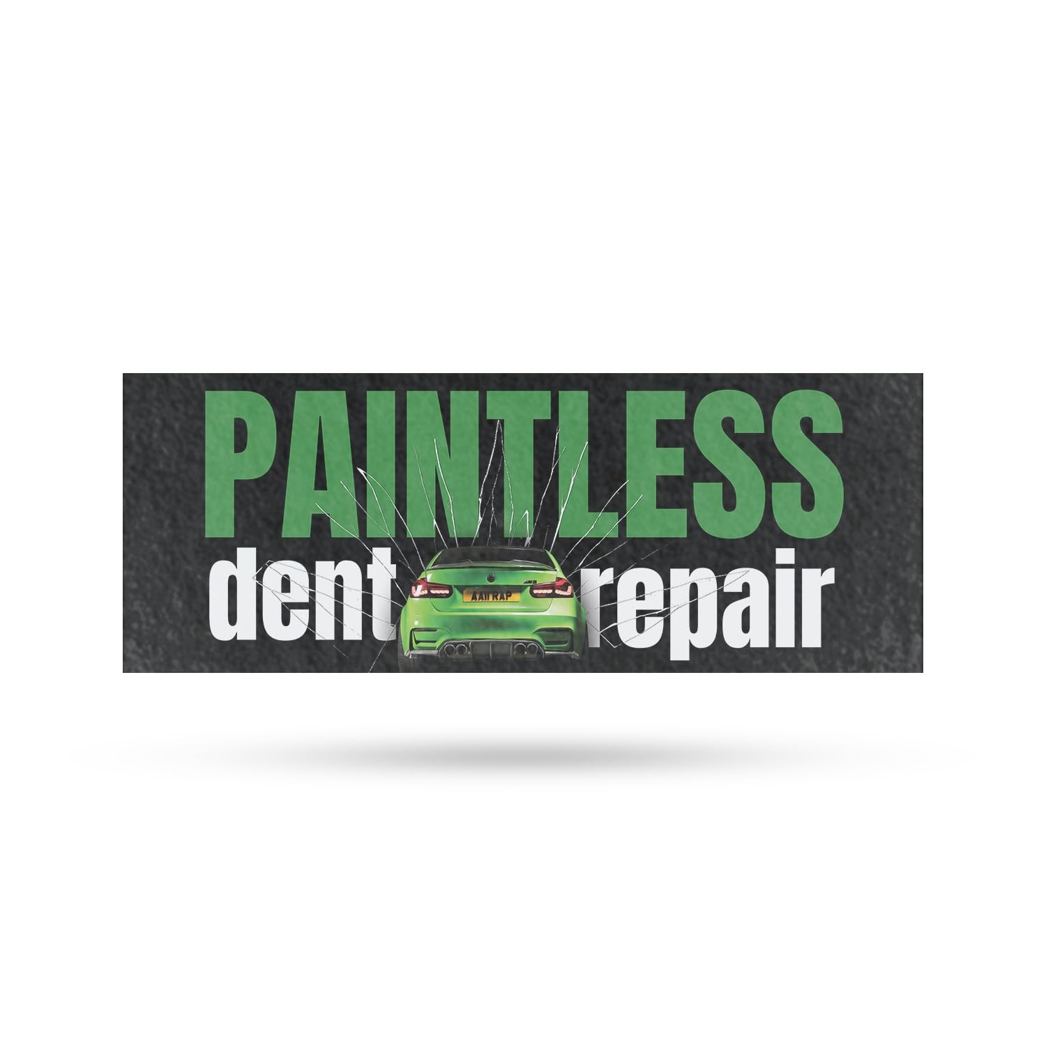 Paintless Dent Repair Vinyl Decal 36 Inch x 14 Inch Weatherproof Heavy-Duty A…