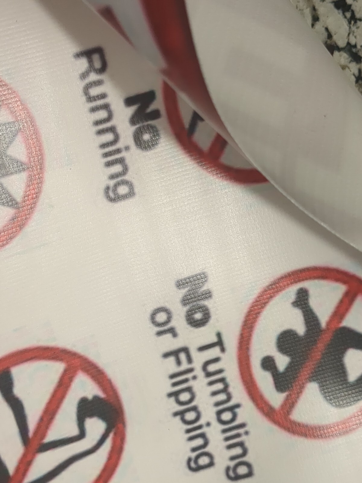 Vinyl Sign inflatables bounce house Safety Rules patch 17.5&Prime;x15.5 Factory 2nds