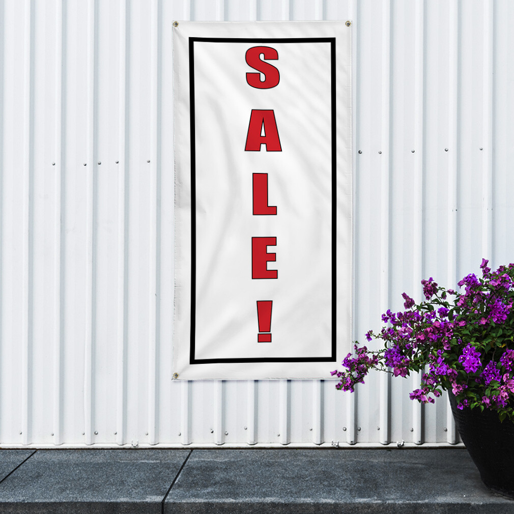 Vertical Vinyl Banner Multiple Sizes Deal! Promotion Business Business Outdoor