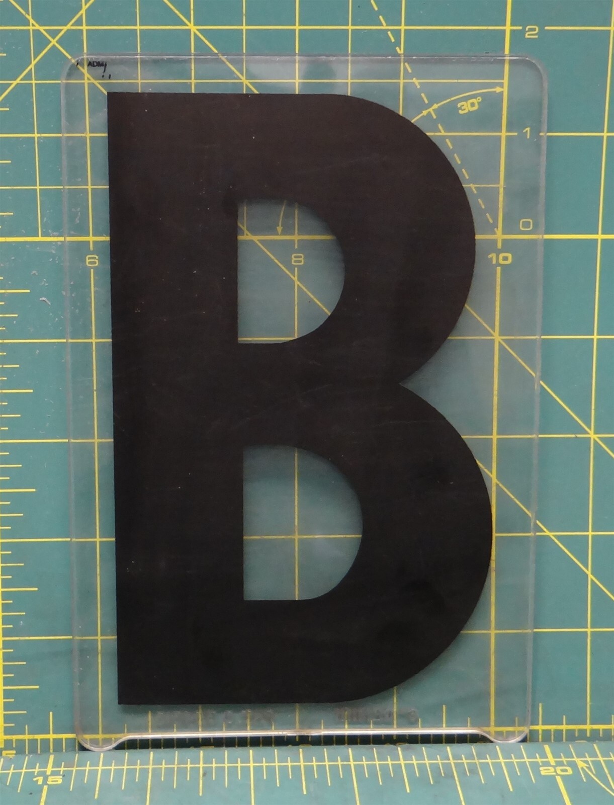 (B) 7&Prime; x 4-1/2&Prime; Acrylic Wagner Zip-Change Marquee Sign Changeable Letter