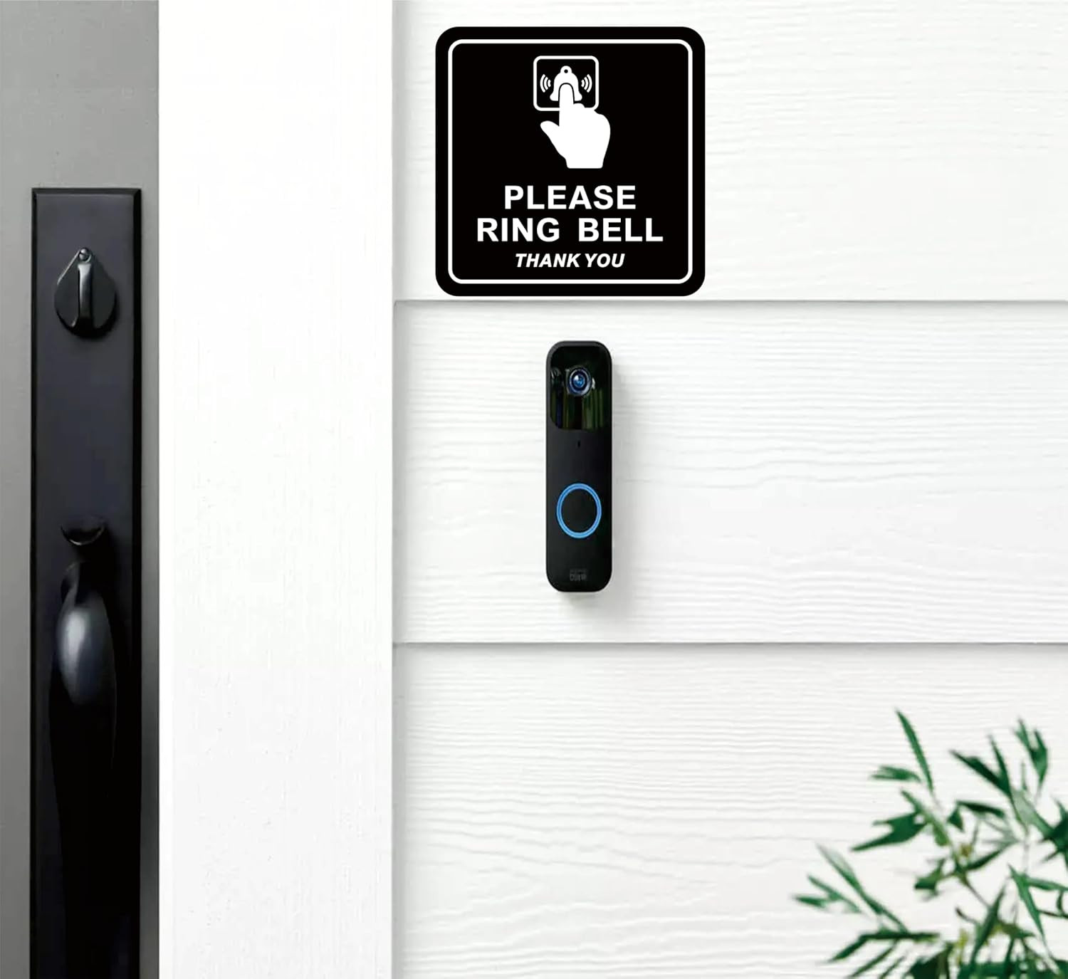 Please Ring Bell Sign – Premium Durable Frosted Acrylic Material, Super Strong S
