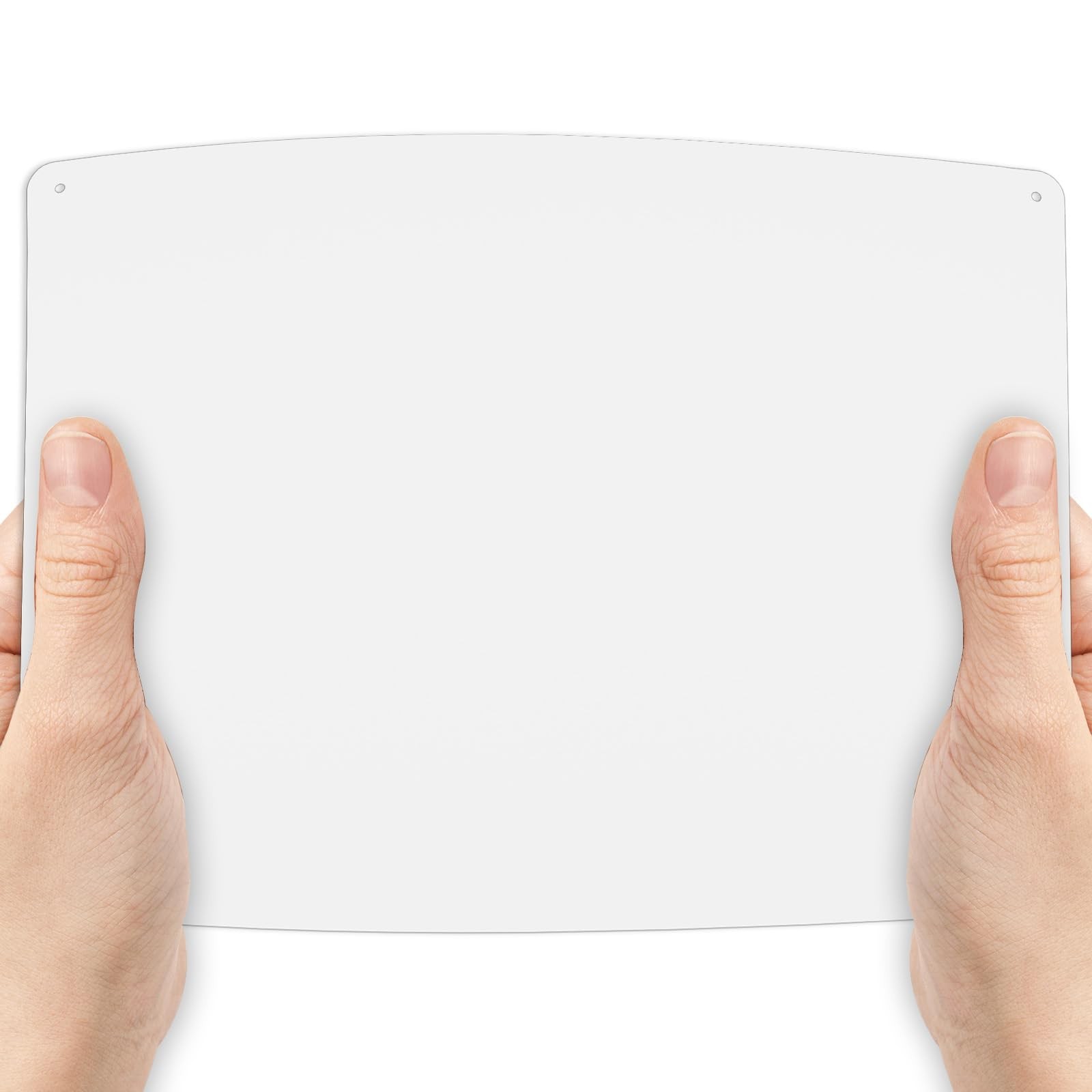 4 Pack White Sign Blanks, 14 x 10 Inches, Sturdy Rust Free Aluminum Metal Sig…