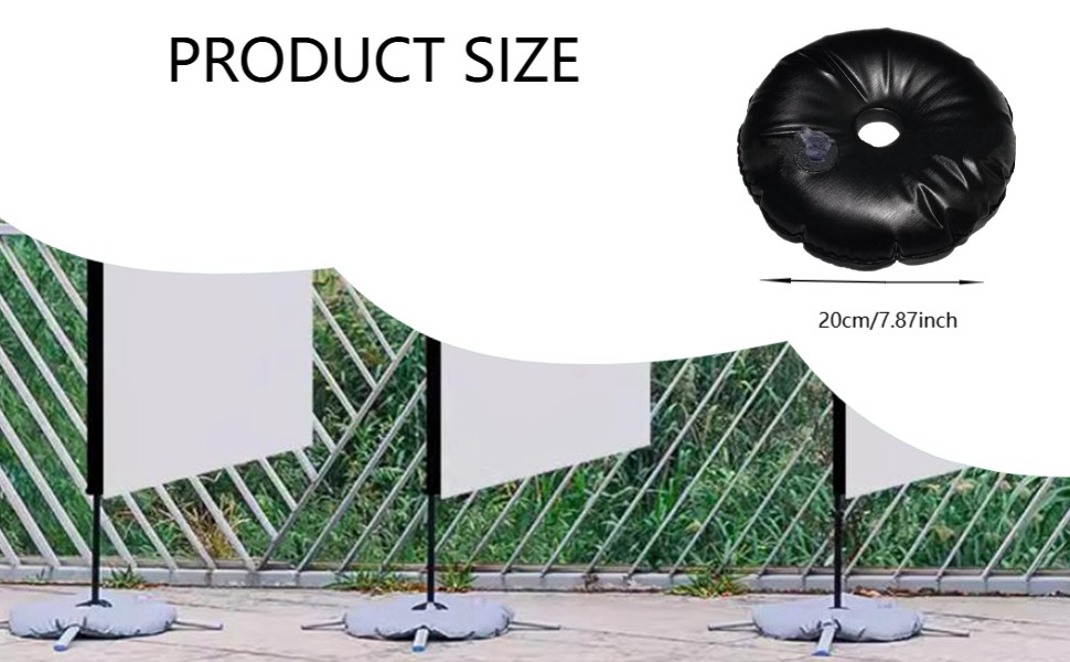 Water Weight Bag Foldable Filled with Water Flag Base Stand