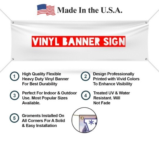 Flea Market Now Open Vinyl Banner Advertise Display Outdoor Printed Flag Banner