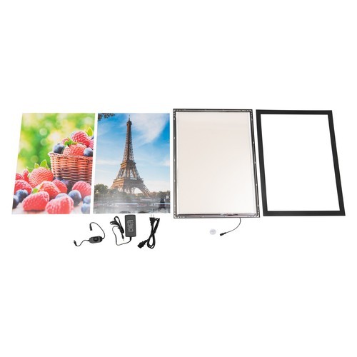 A2 LED Movie Poster Frame Lightbox Menu Board Frame Advertising Display Frame
