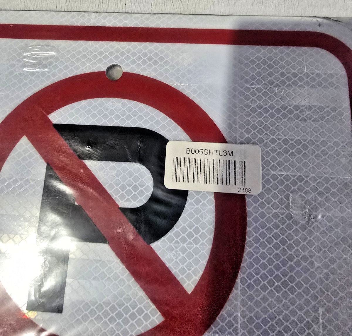 New Commercial Metal Sign Bilingual « No Parking » « Prohibido Estacionars 18×12 in