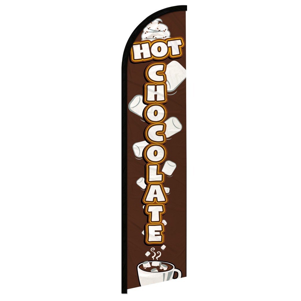 Hot Chocolate Windless Swooper Flag Concessions Drinks