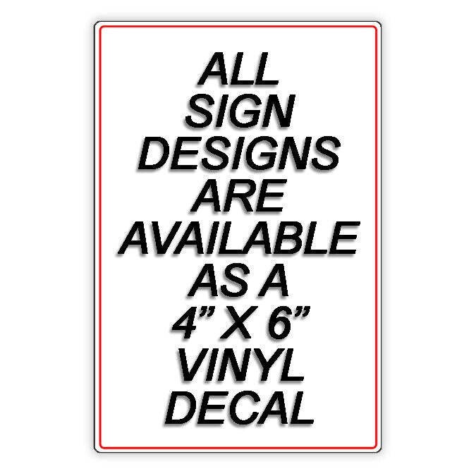 No Trespassing Private Property Keep Out Aluminum Sign / Decal / Usa Snt014