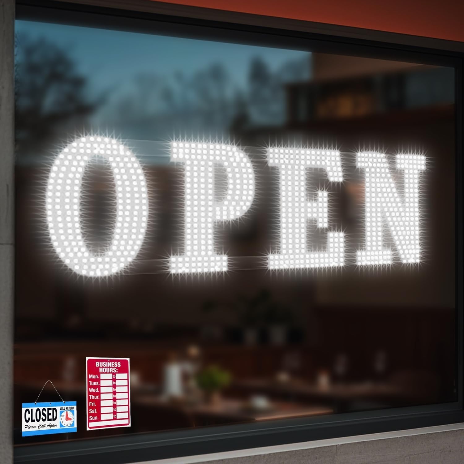 40&Prime;x14&Prime; Open Sign, Extra Bright Jumbo Led Open Signs for Business with High Visi