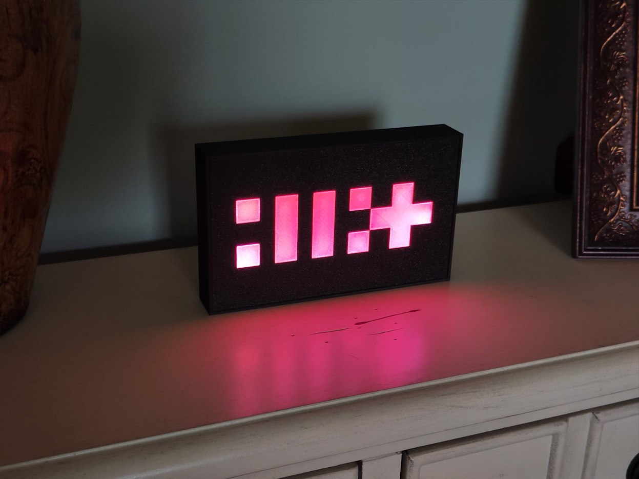 ILLIT Kpop LED Lightbox Sign – Glowing Pink ILLIT (아일릿) Logo USB Merch