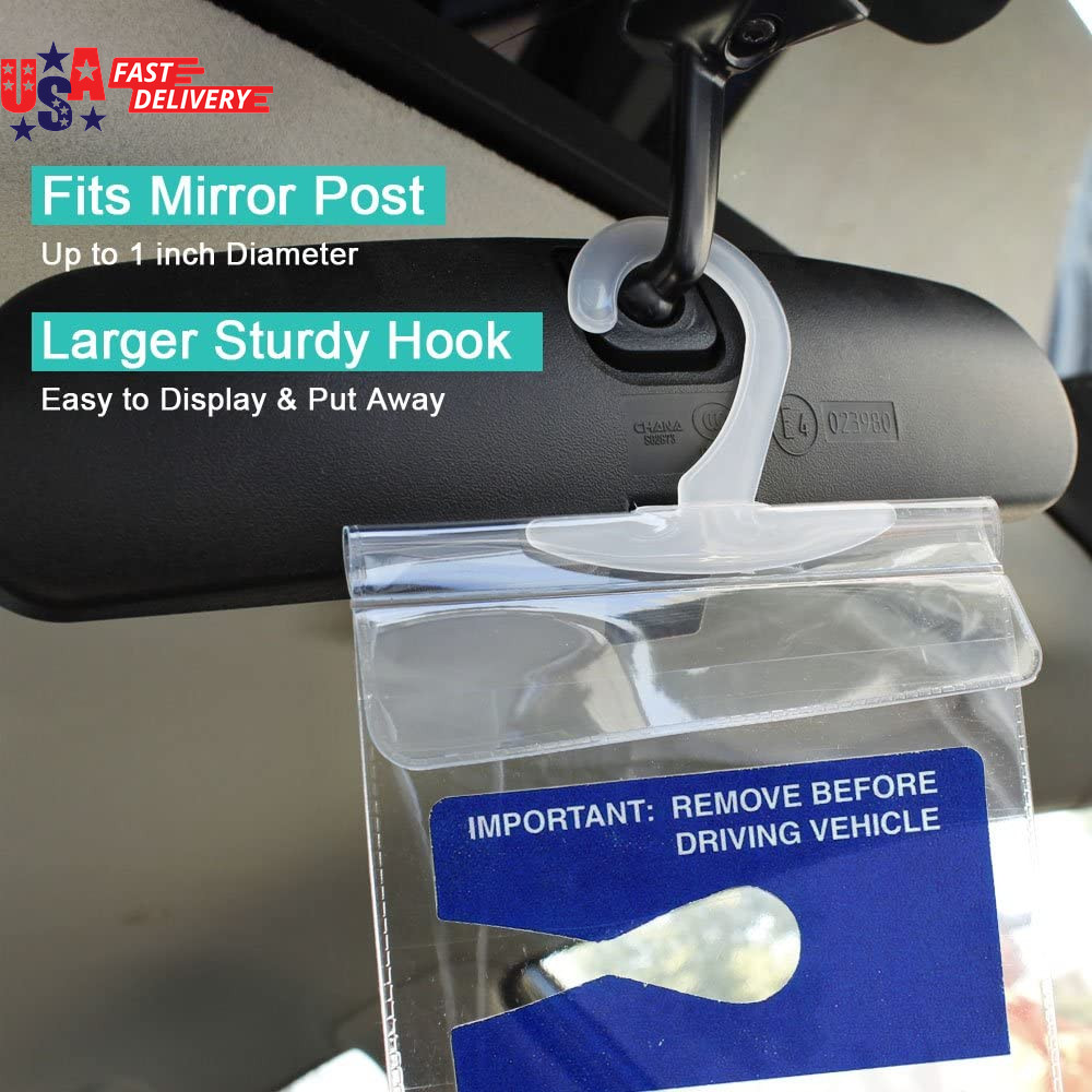Handicap Parking Placard Holder, Ultra Transparent Disabled Permit Protective Co