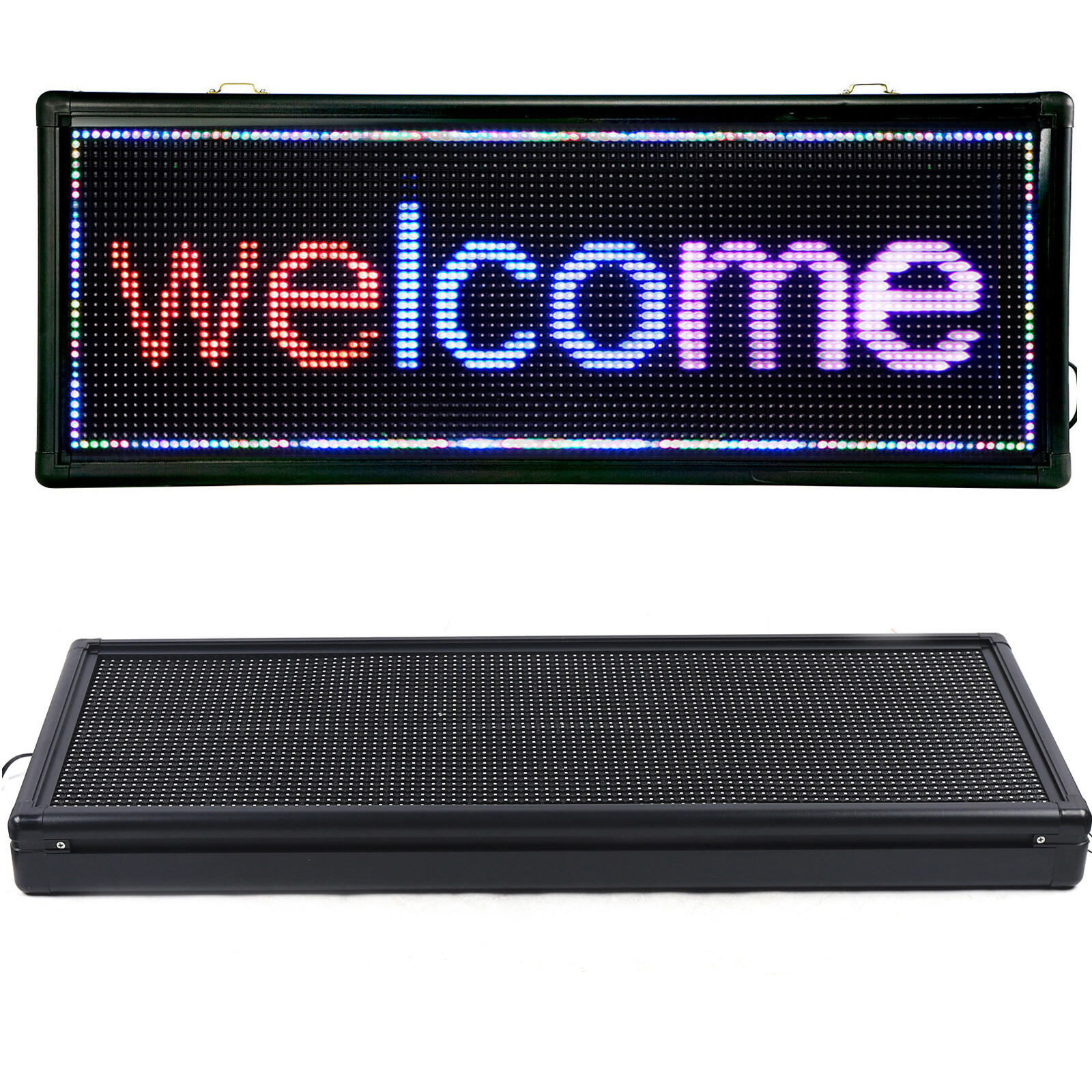 New 40&Prime;X15, 40&Prime;X8&Prime; Programmable LED Sign Indoor Scrolling Message Board Sign USA