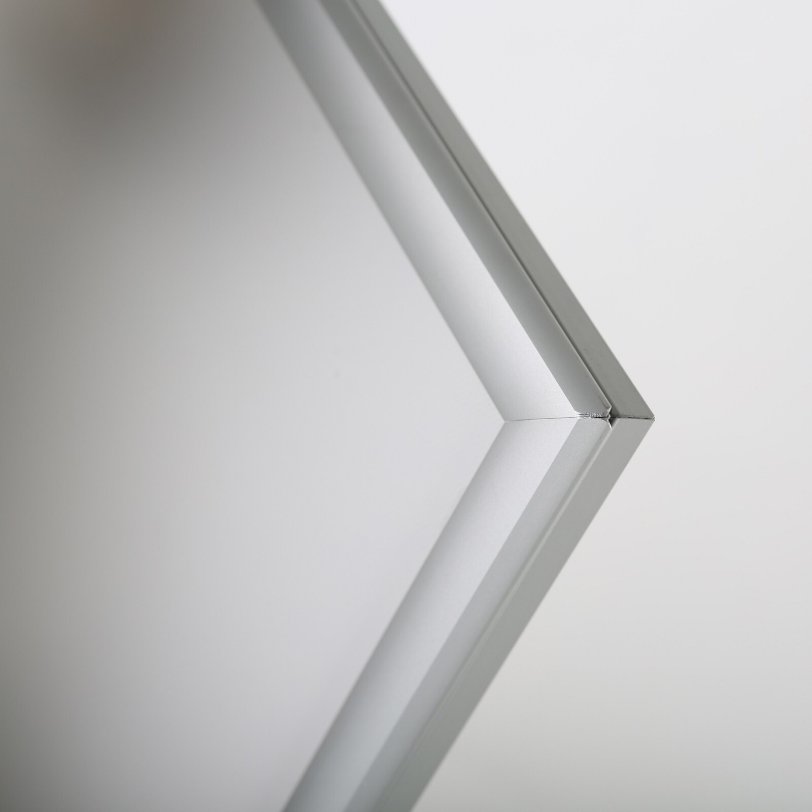 LEDbox LED Backlit Poster Frame, Silver, Aluminum, Photo, Picture, Sign Holder