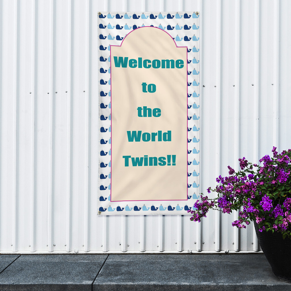 Vertical Vinyl Banner Multiple Sizes Outdoor Weatherproof Industrial Yard Signs