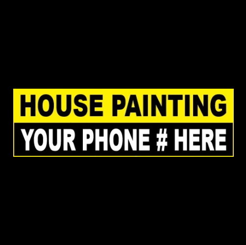 Customized « HOUSE PAINTING » business STICKER sign painter, sprayer, company NEW