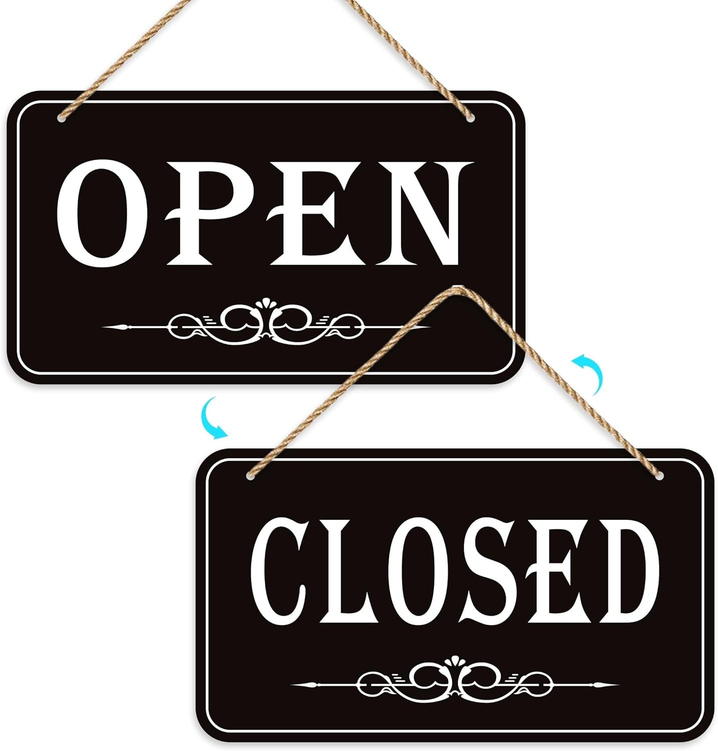 Open Closed Signs for Business, 12×6.7 Waterproof Double Sided Come In or Clo…