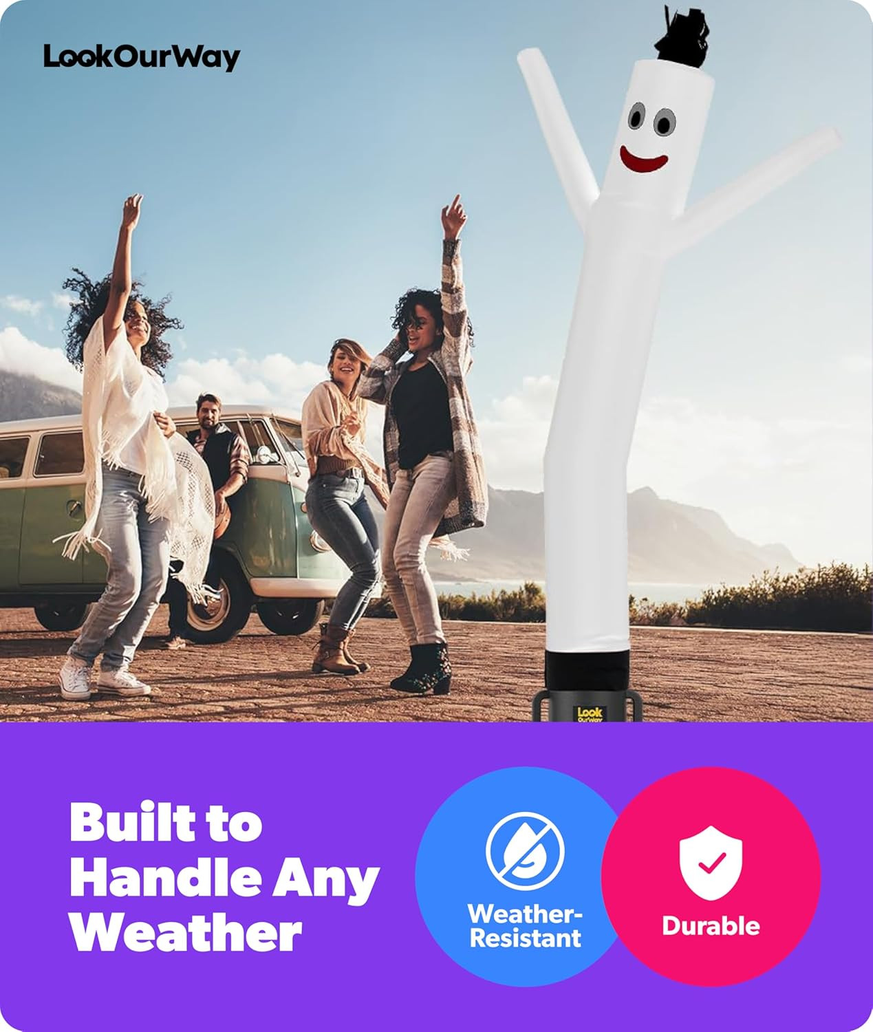 Air Dancers Wacky Waving Inflatable Tube Guy – 7Ft Tall Inflatable Advertising W