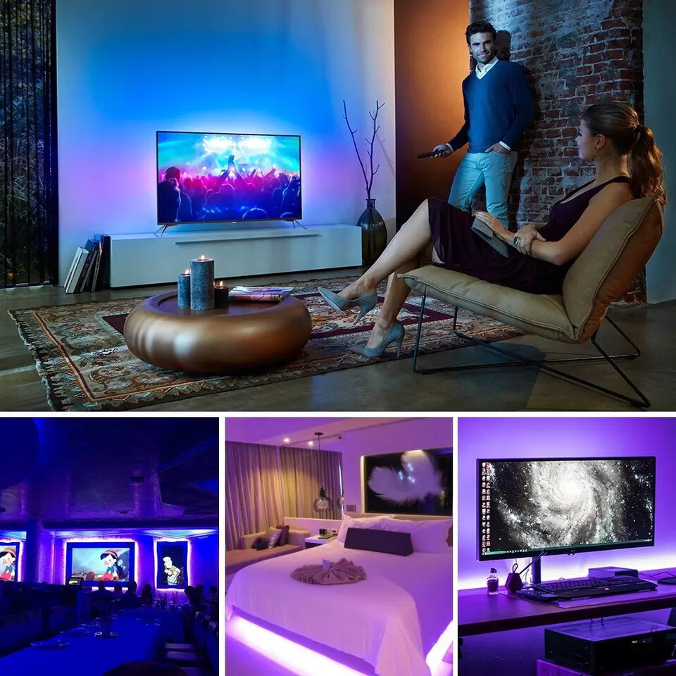Led strip RGB outside 16.5 ft DC12V Flexibl