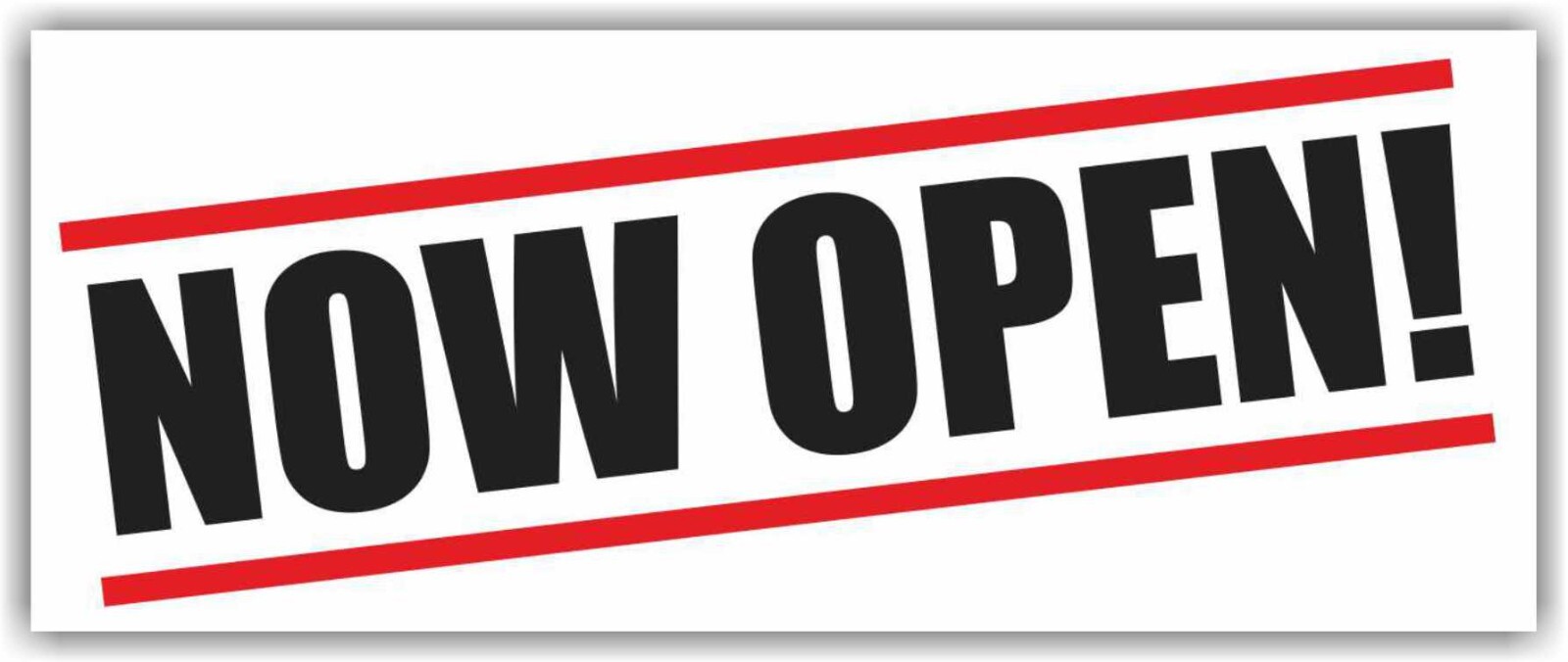 NOW OPEN Advertising Banner Vinyl Mesh Sign Alternative Store Grand Opening