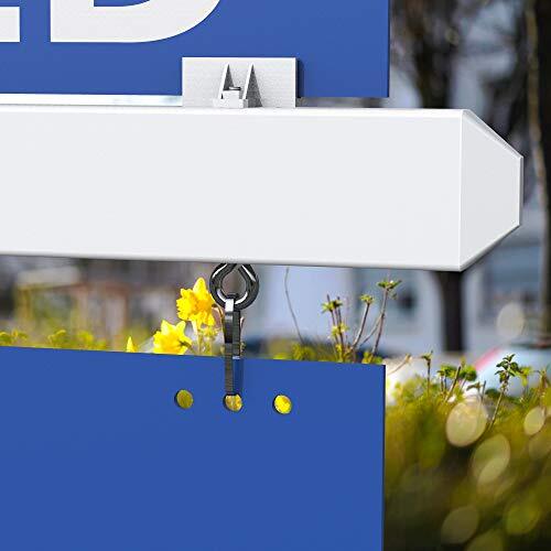 Qikdesign Real Estate Sign Clips Sign Rider Clips for Hanging Signs Qty 20