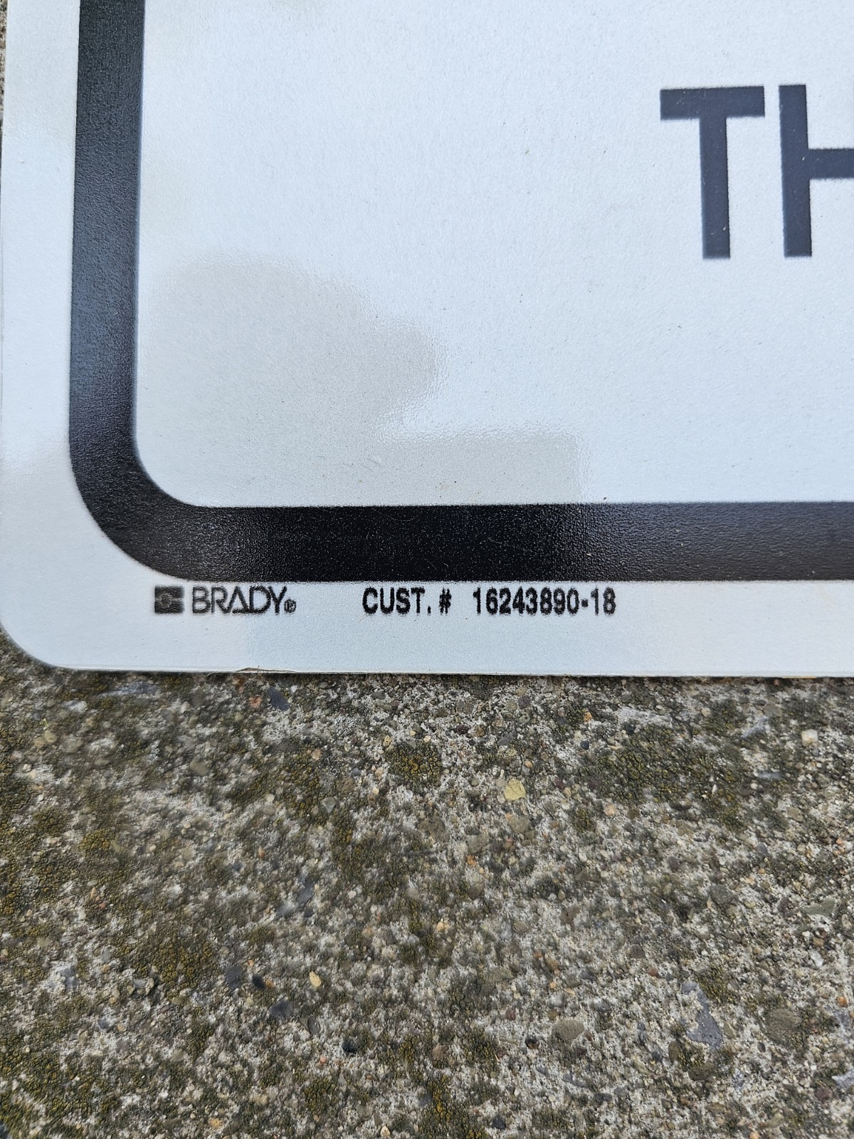 Brady Aluminum Sign Speeders Will Be Barred From This Property 14×10