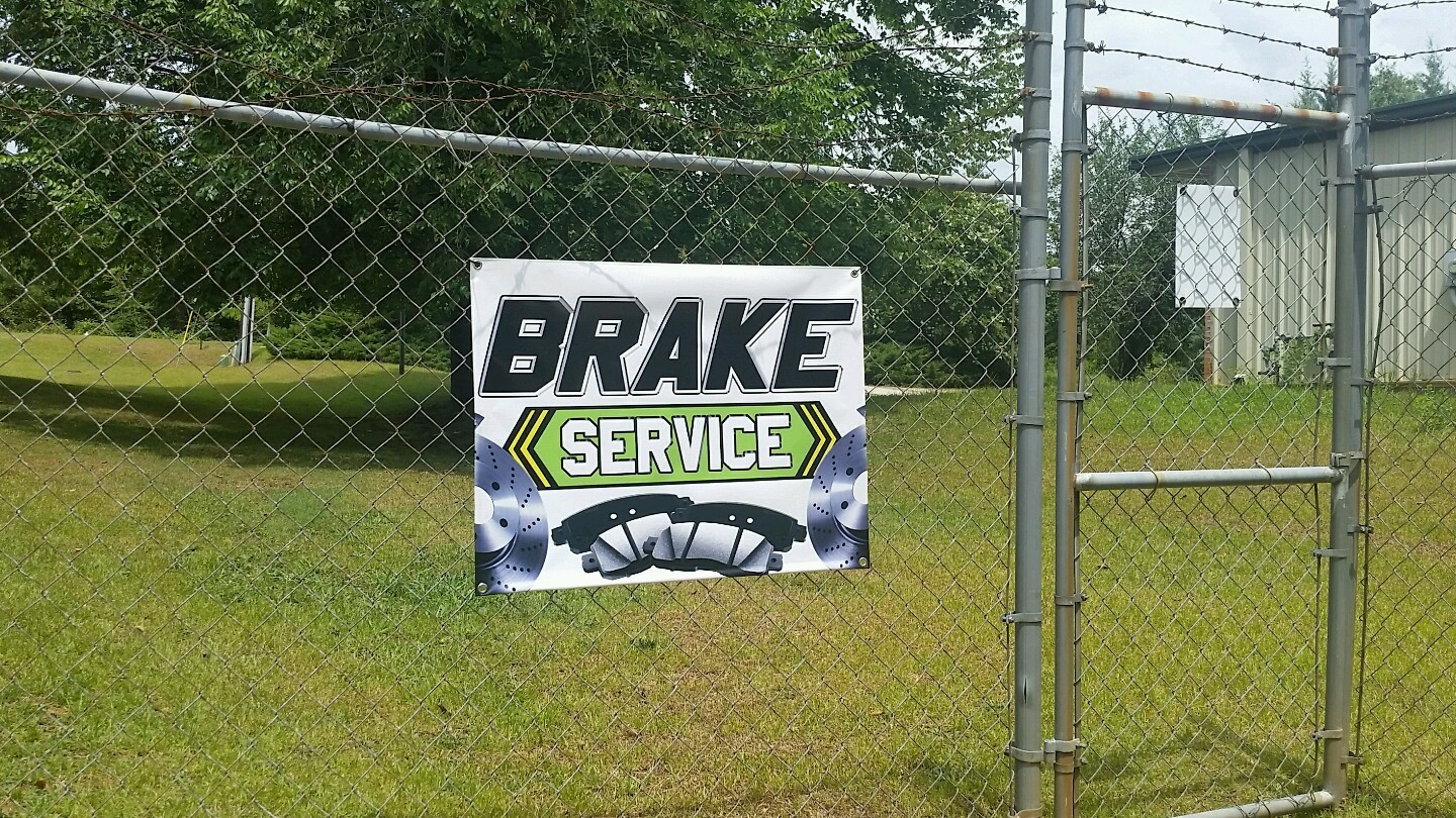 2&prime; x 3&prime; Brake Service Auto Repair Outdoor Indoor Wall Banner Open Sign Tire Shop