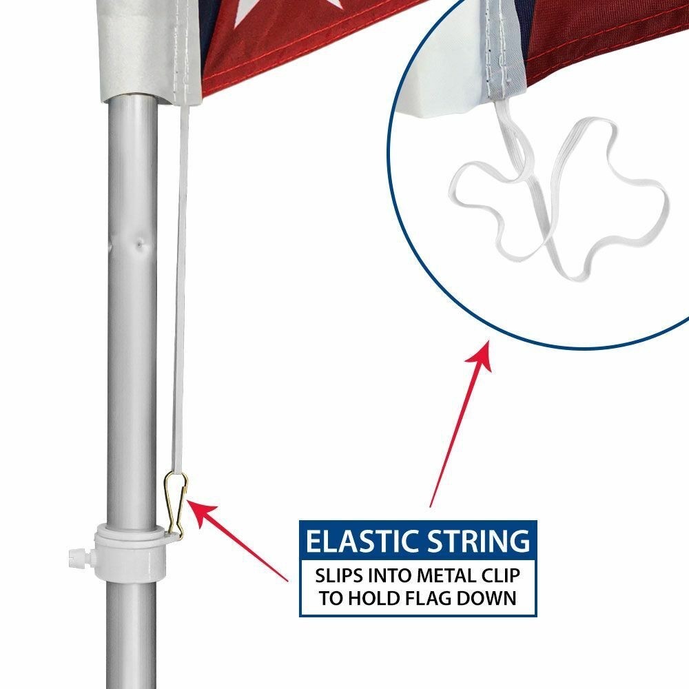16FT ADVERTISING SUPER FLAG POLE & ECONOMY GROUND SPIKE BASE (flag not included)