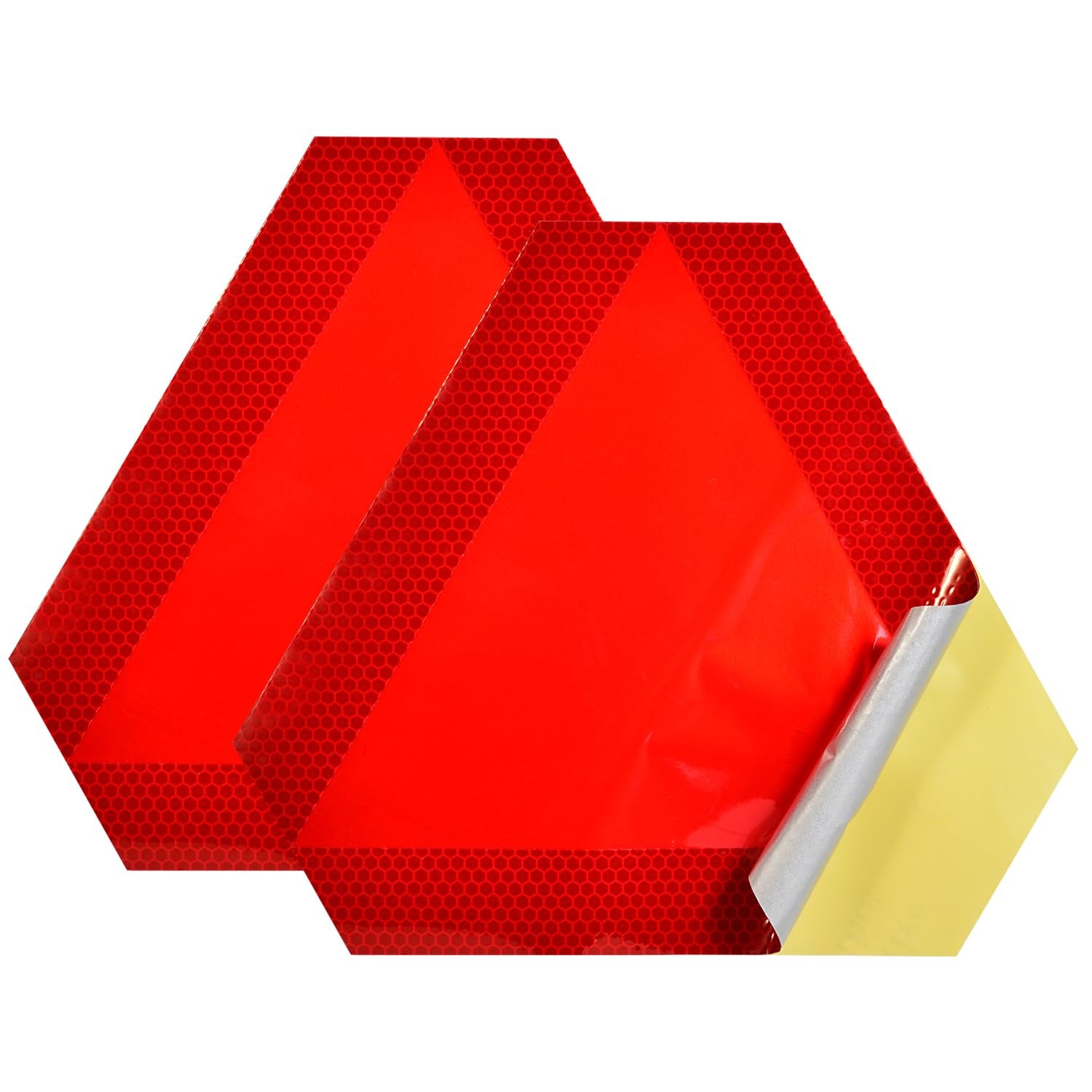 Slow Moving Vehicle Triangle Reflective Sticker, 9.6 x 8.3 Inches, Safety Sig…