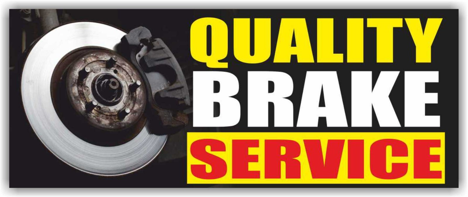 BRAKE SERVICE Advertising Banner Vinyl Mesh Sign auto car repair diagnostics fix
