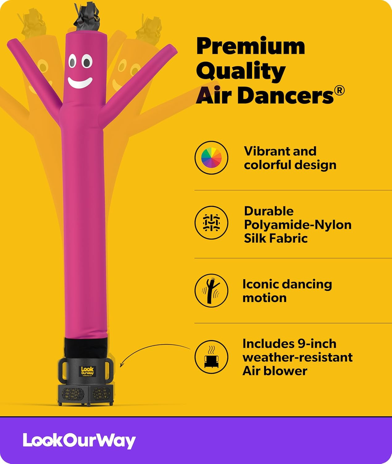 Air Dancers Wacky Waving Inflatable Tube Guy – 7Ft Tall Inflatable Advertising W