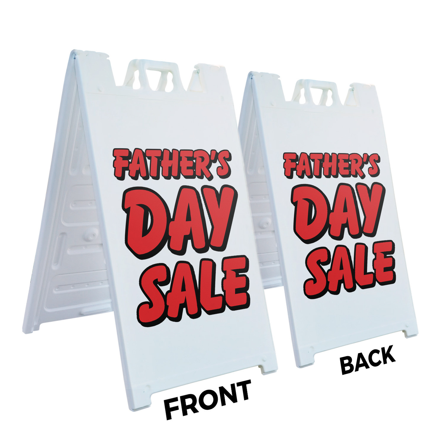Fathers Day Sale Heavy Duty A-Frame Sidewalk Sign Special Offers Retail Gift Big